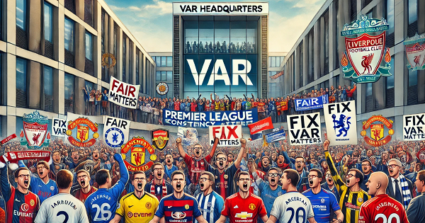 Premier League fans from all 20 clubs visit VAR HQ, voicing frustration over inconsistent officiating this season.